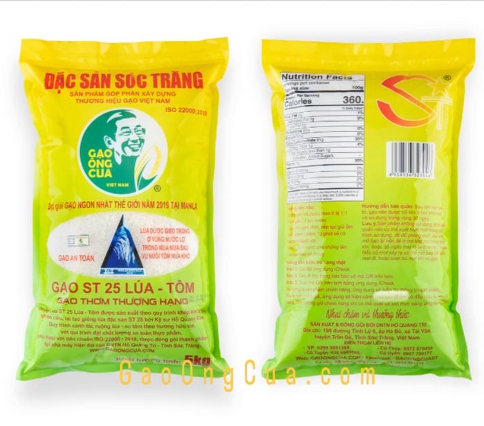 Hình ảnh gạo Ông Cua 2