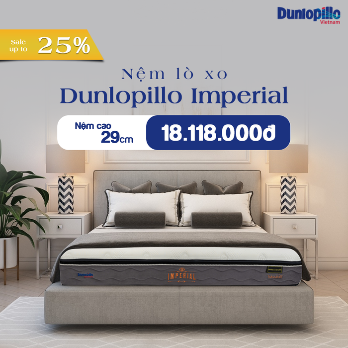 Nệm lò xo Dunlopillo hình ảnh 2