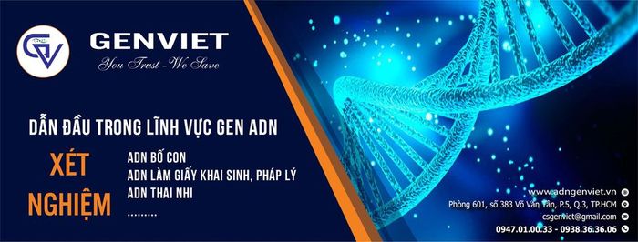 Trung tâm xét nghiệm ADN GENVIET - Hình ảnh 1
