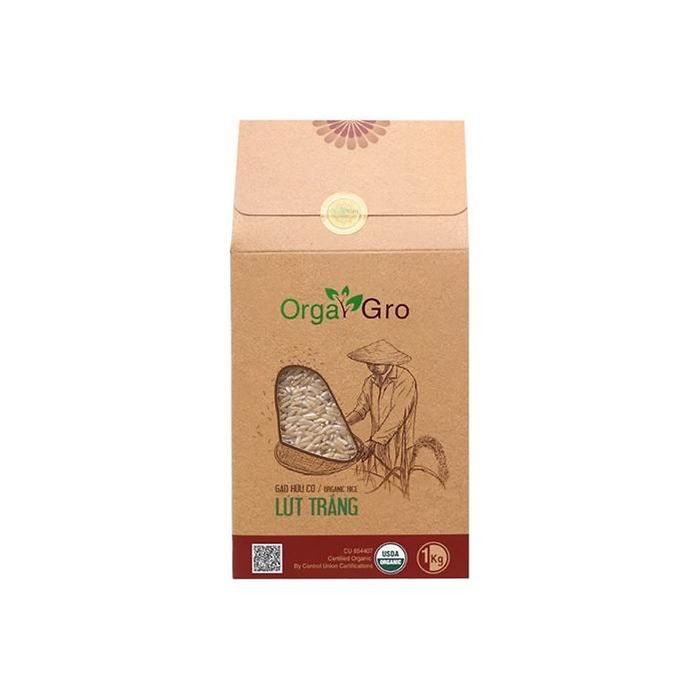 Hình ảnh 1 của Gạo hữu cơ Lứt Trắng OrgaGro