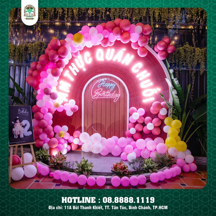 Hình ảnh trang trí tiệc sinh nhật tại nhà hàng 2