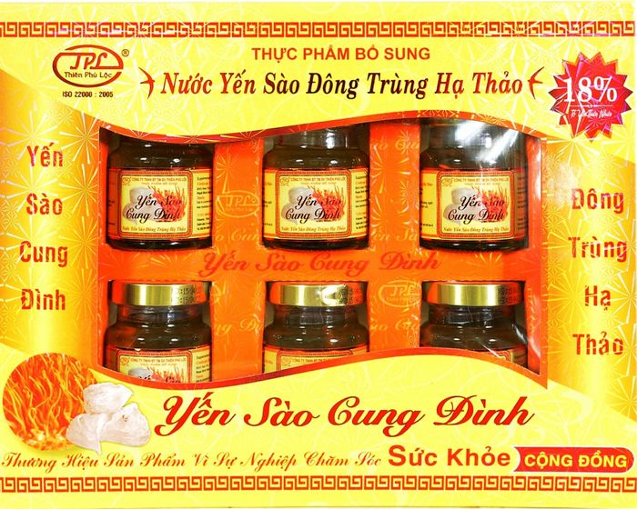 Yến Sào Đông Trùng Hạ Thảo 18% Cung Đình hình ảnh 1