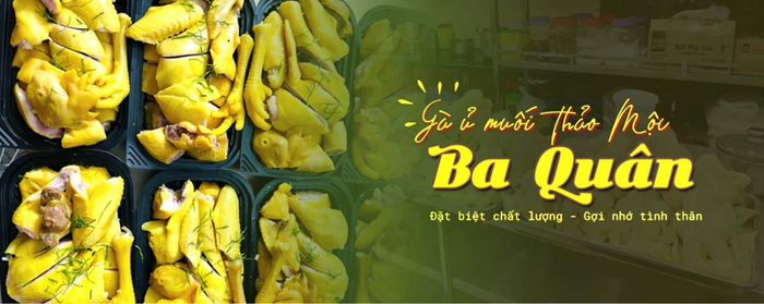 Ảnh gà ủ muối thảo mộc Ba Quân 2
