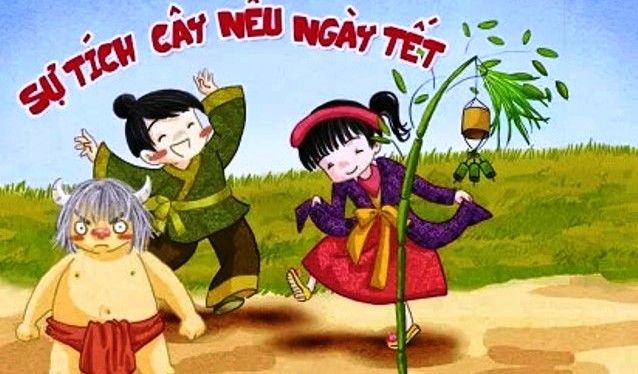 Truyền thuyết về cây nêu ngày Tết - Hình ảnh 1
