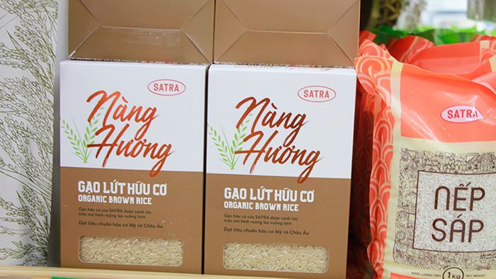 Hình ảnh 1 của Gạo lứt trắng hữu cơ Nàng Hương