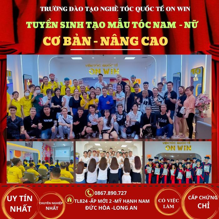 Trung Tâm Đào Tạo Nghề Tóc Quốc Tế On Win - Hình ảnh 1