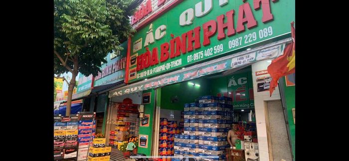 Ảnh 1 Ắc Quy Hòa Bình Phát