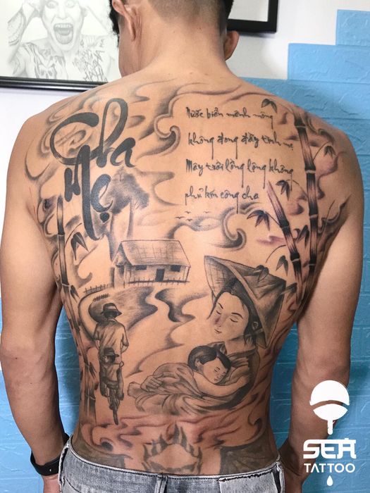Hình xăm Sea Tattoo số 1