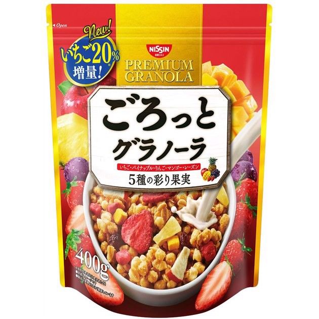 Ngũ cốc ăn liền vị trái cây sấy Nissin hình 2