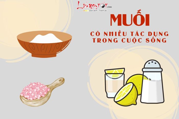 Muối có nhiều công dụng khác nhau