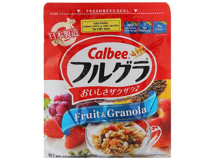 Ngũ cốc trái cây Calbee - Hình ảnh 2