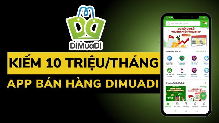 DiMuaDi - Ứng dụng bán hàng trực tuyến hình 2