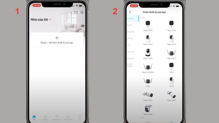 Kết nối với camera Tapo