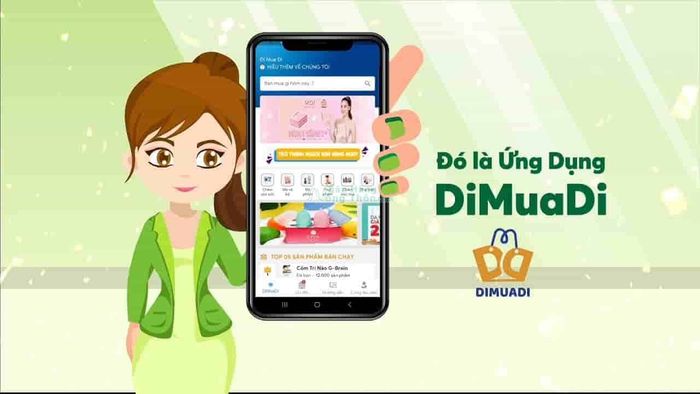DiMuaDi - Ứng dụng bán hàng trực tuyến hình 1