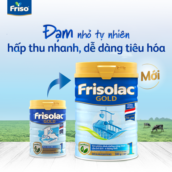 Hình ảnh 1 của Sữa bột Frisolac Gold số 1