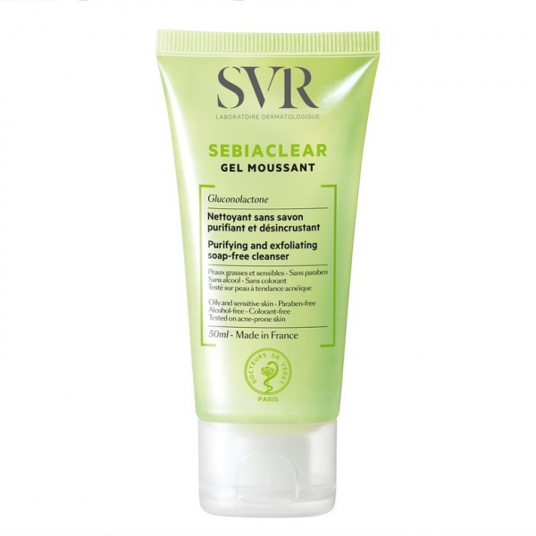 Hình ảnh 1 của Gel Rửa Mặt Không Xà Phòng Cho Da Dầu SVR Sebiaclear Gel Moussant