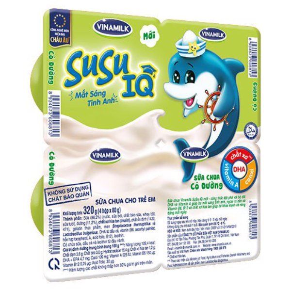Hình ảnh sữa chua Vinamilk SuSu IQ 1