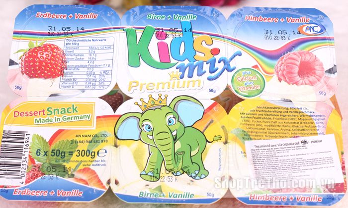 Sữa chua trái cây Kidsmix hình 1
