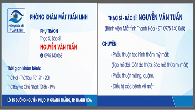 Hình ảnh 1 của Phòng khám Mắt Tuấn Linh - Thanh Hoá