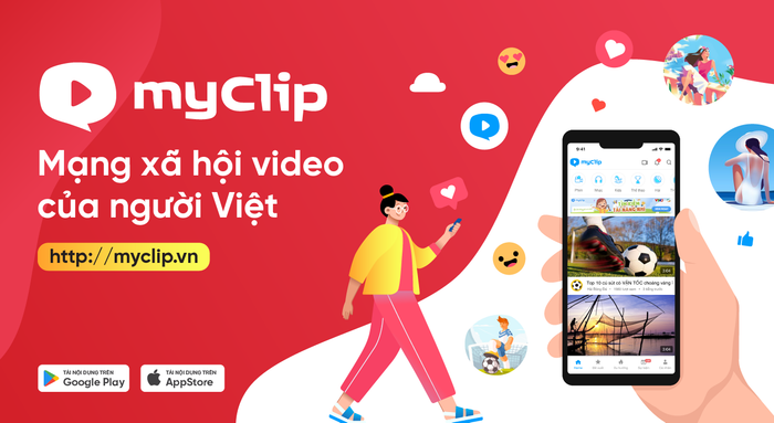 MyClip - Mạng Xã Hội Video Ảnh 1