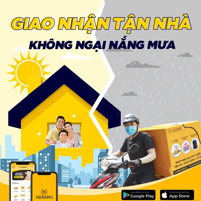 Hình ảnh Heramo - Ứng dụng Giặt Ủi & Vệ Sinh Cao Cấp số 1