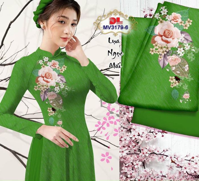 Vải Áo Dài Hoàng Yến hình 1