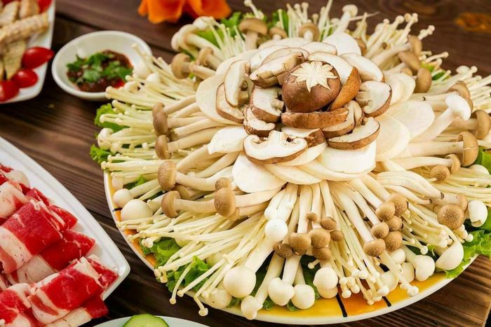Ảnh về set lẩu nấm