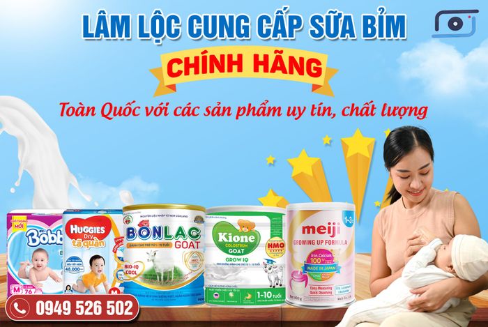 Hệ Thống Sữa và Bỉm Lâm Lộc - Hình 1