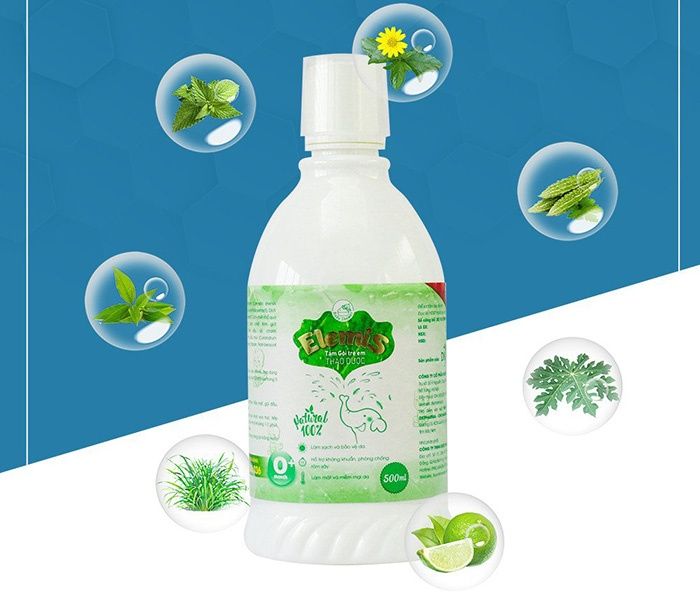 Nước Tắm Gội Thảo Dược Elemis hình 2