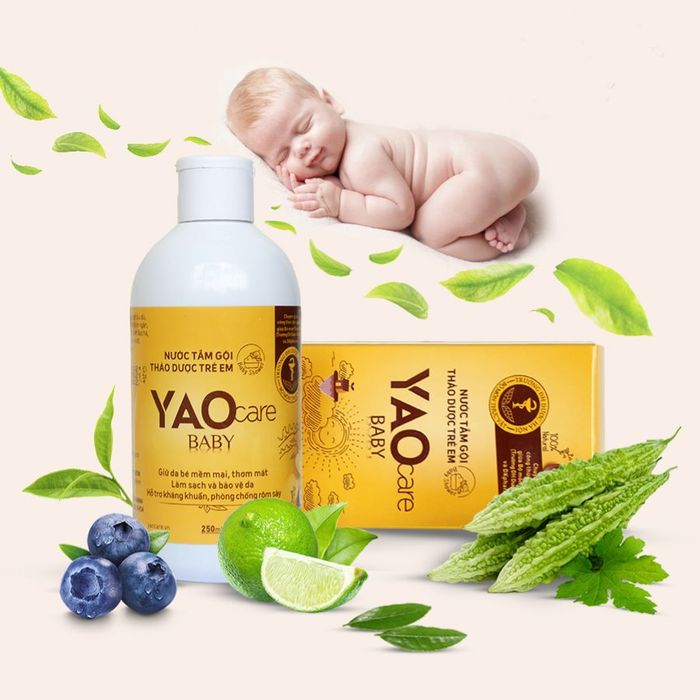 Hình ảnh 2 của Nước Tắm Gội Thảo Dược Yaocare Baby