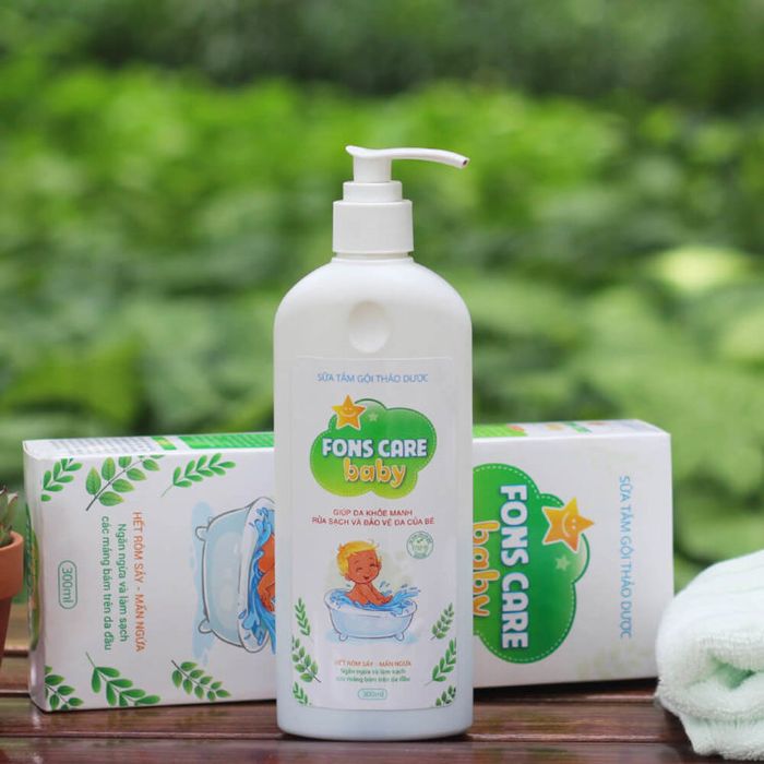 Sữa Tắm Gội Thảo Dược Fons Care Baby - Ảnh 1