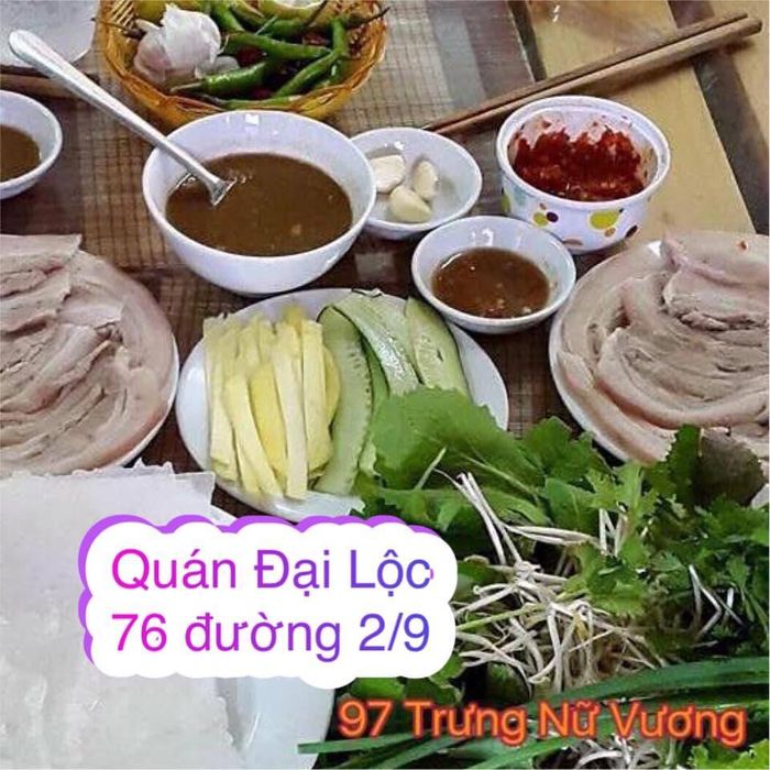 Hình ảnh 3 của Bánh tráng cuốn thịt heo Đại Lộc