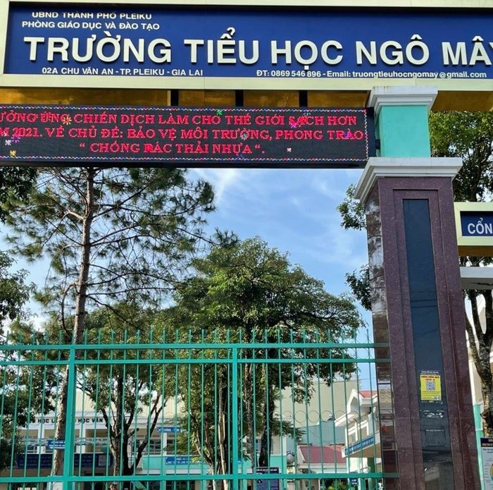 Trường Tiểu học Ngô Mây ảnh 1