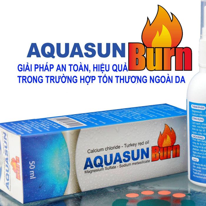 Hình ảnh xịt trị bỏng đa năng Aquasun Burn 1
