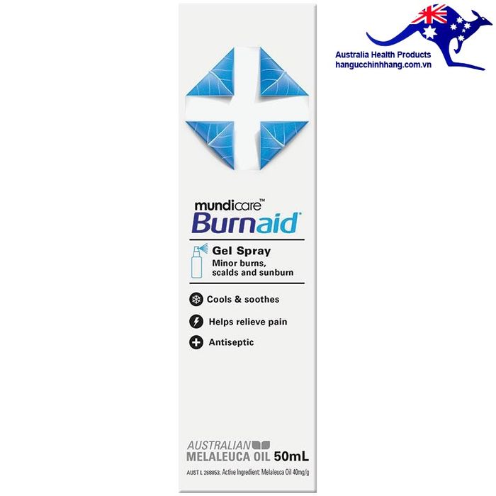 Hình ảnh chai xịt trị bỏng không để lại sẹo Burnaid Gel Spray 1
