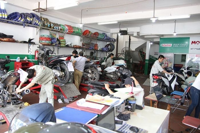 Hình ảnh về dịch vụ sửa xe AloBike 1