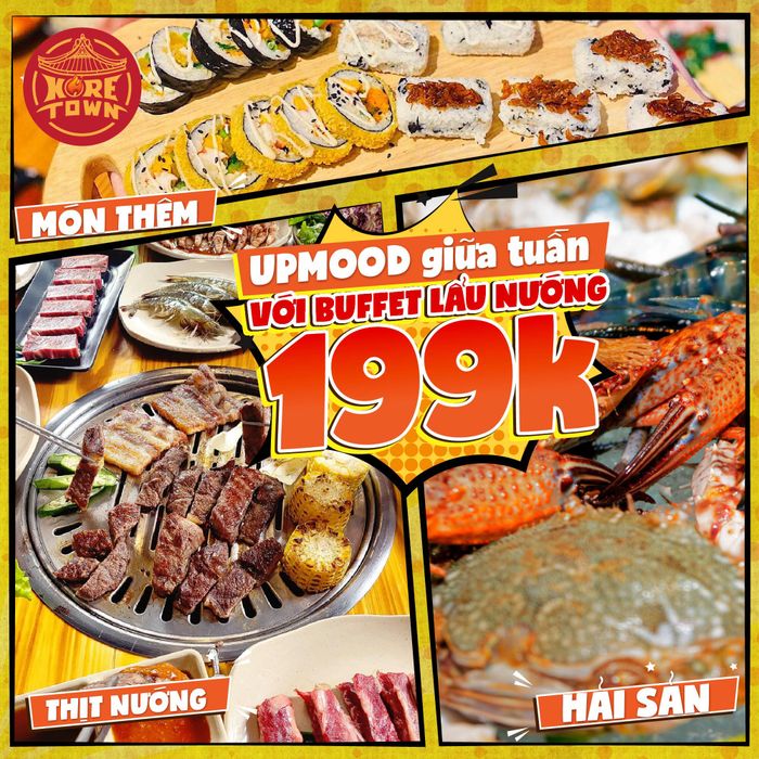 Koretown - Hình ảnh Buffet Nướng Lẩu Hàn Quốc 1