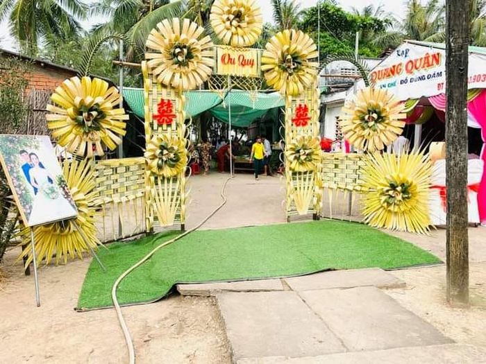 Ảnh 2 Cổng Cưới Lá Dừa Ba Tri