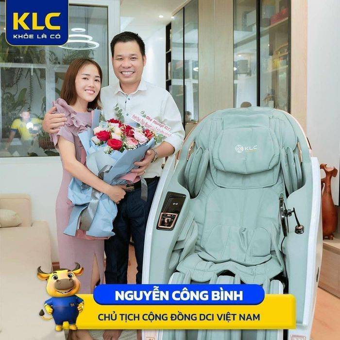 Hình ảnh ghế massage KLC 3
