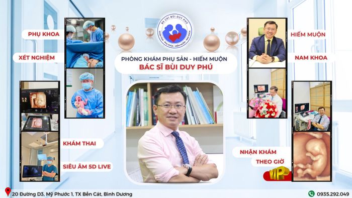 Phòng Khám Phụ Sản - Hiếm Muộn Bác Sĩ Bùi Duy Phú hình ảnh 1