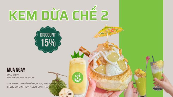 Kem Dừa Chế 2 hình ảnh 1