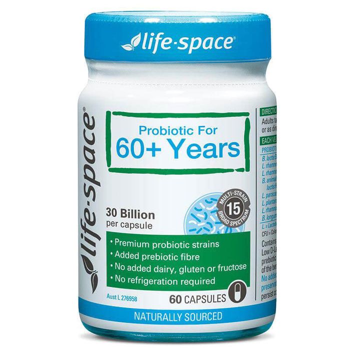 Hình ảnh Men vi sinh Life Space 60+ Probiotic 60 viên 2
