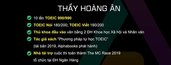 Ảnh 1 - Anh Ngữ Ân TOEIC