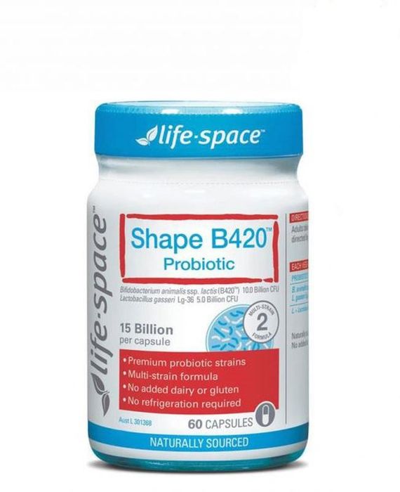 Hình ảnh Men vi sinh hỗ trợ tiêu hóa Life Space Shape B420 Probiotic 60 viên 1