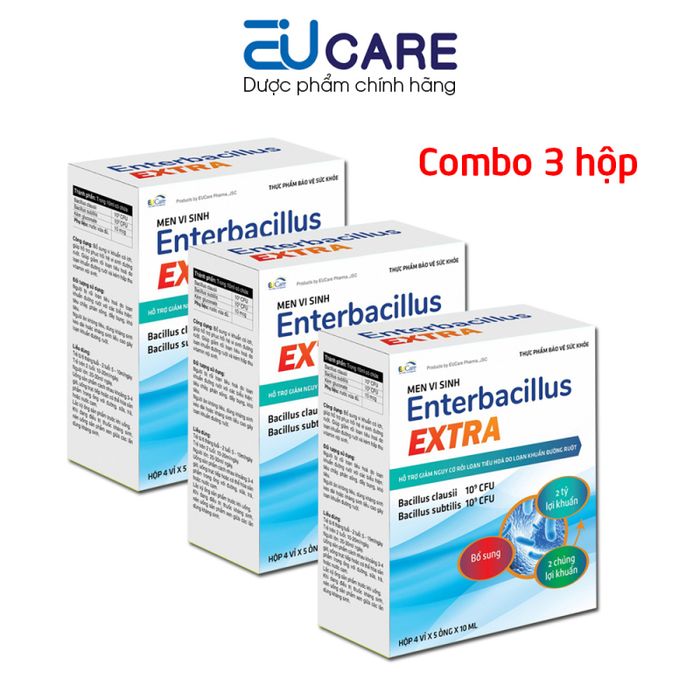 Hình ảnh Men vi sinh Enterbacillus Extra dạng ống bổ sung 2 tỷ lợi khuẩn, giảm rối loạn tiêu hóa - 20 ống 2