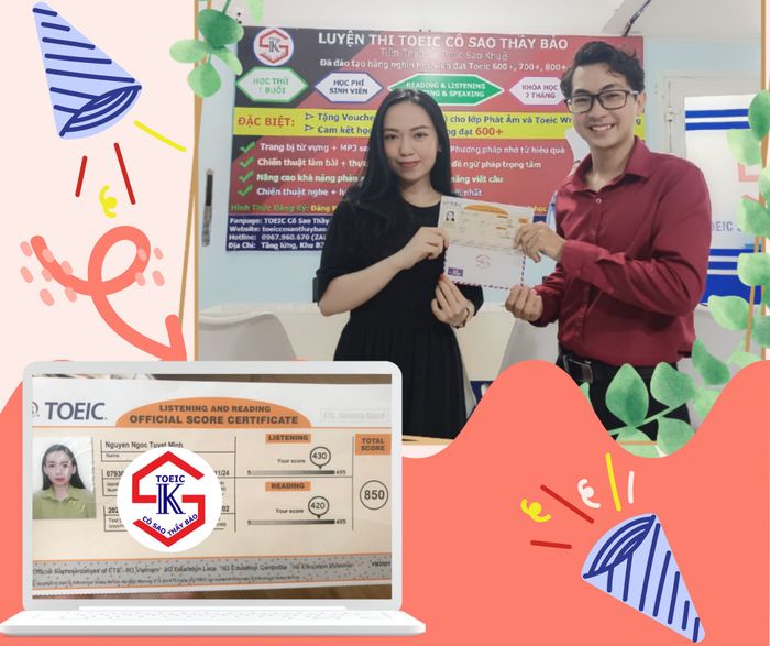 Ảnh 1 - TOEIC Cô Sao Thầy Bảo - TOEIC Sao Khuê