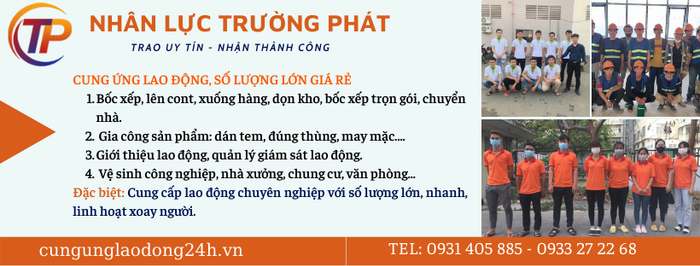 Hình ảnh của Công ty TNHH TM DV Cung ứng lao động Trường Phát số 2