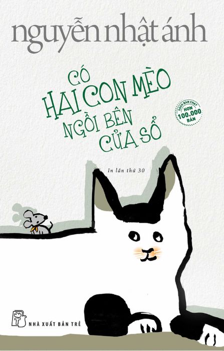 Có hai con mèo ngồi bên cửa sổ hình 1