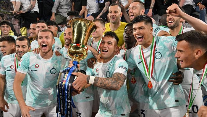 Inter Milan ăn mừng chức vô địch năm 2023