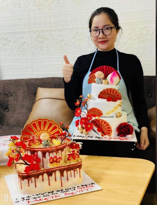 Hình ảnh Bánh sinh nhật Kiều - Trinh 1